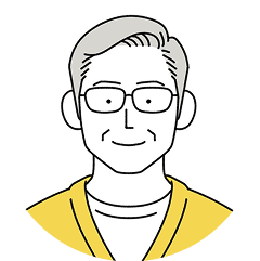 高齢男性のイラスト